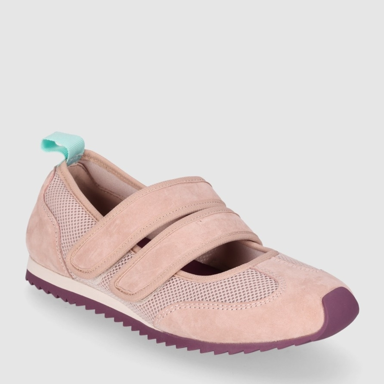 Zapatos de Tejido - Rosa - Tacón: 1 cm