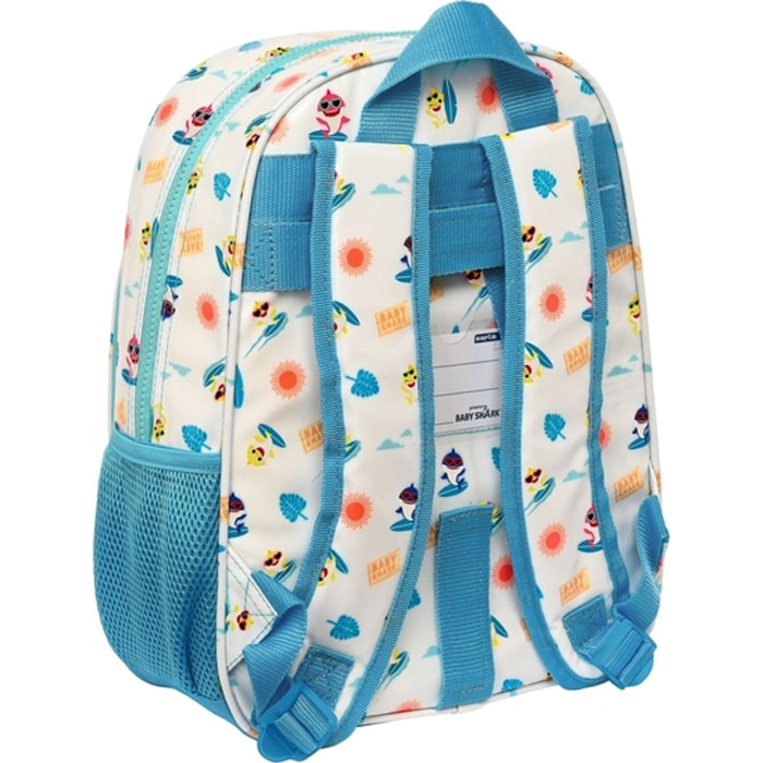 Mochila infantil adapt.carro baby shark "surfing"