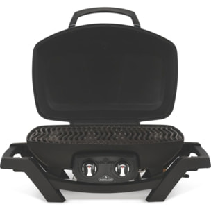 Barbecue gaz NAPOLEON Travel Q Pro noir 2brûleurs sur chariot pliant, 54x37 cm
