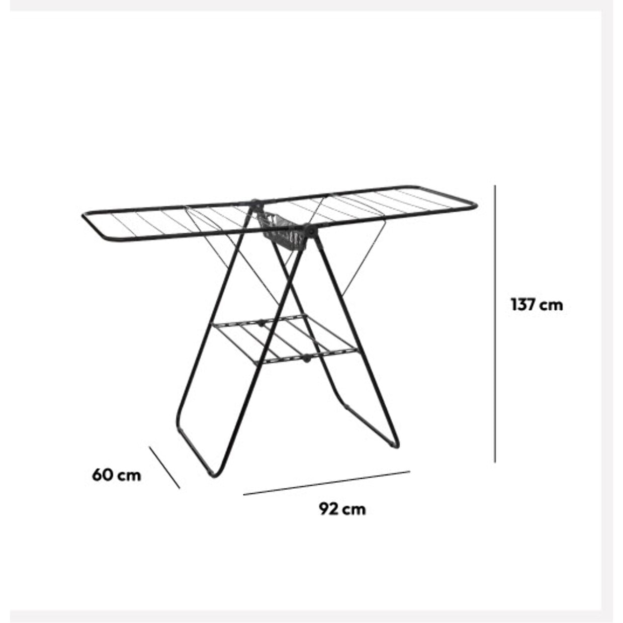 Étendoir à linge pliant Pont 13m Accona plus