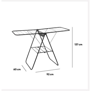 Étendoir à linge pliant Pont 13m Accona plus