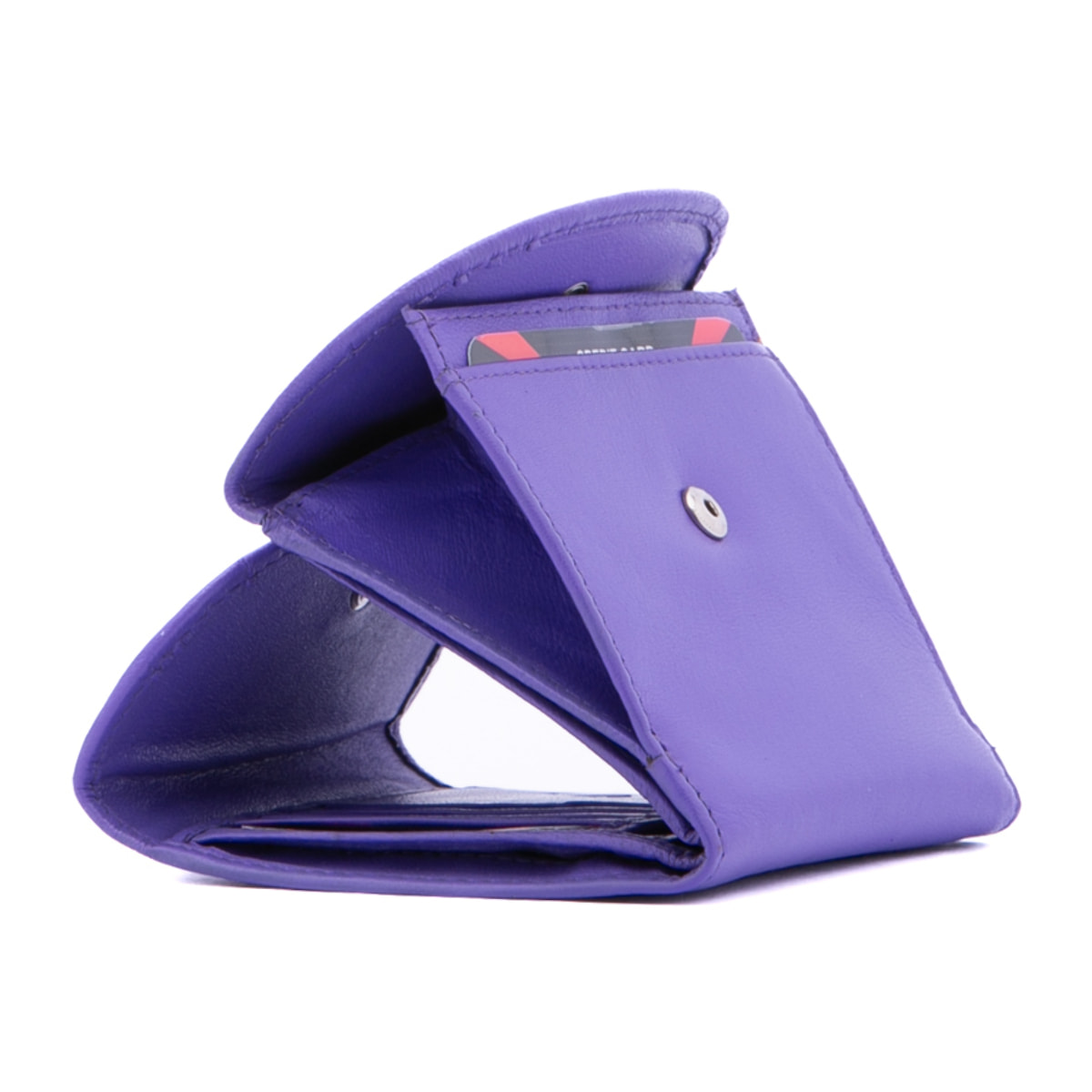 Portafoglio Unisex in Vera Pelle Prodotto Fashion 10x9x2,5 cm