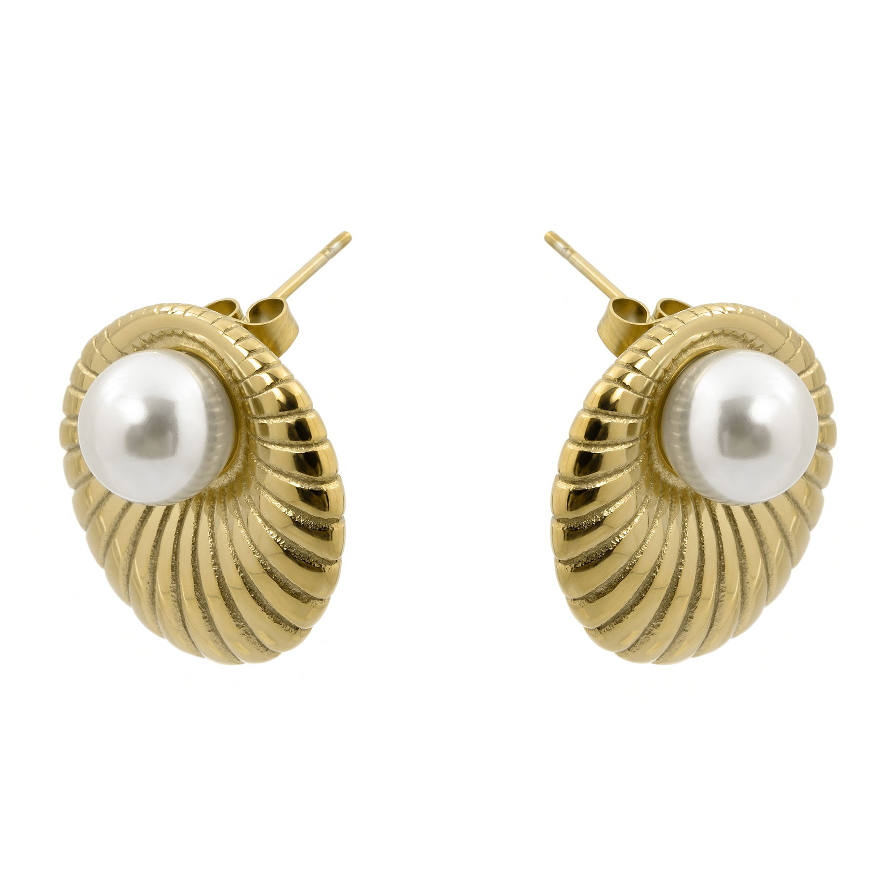 Pendientes Liusah acabado oro amarillo 18k