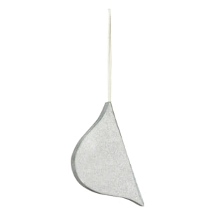 Boule de Noël origami vert 90mm