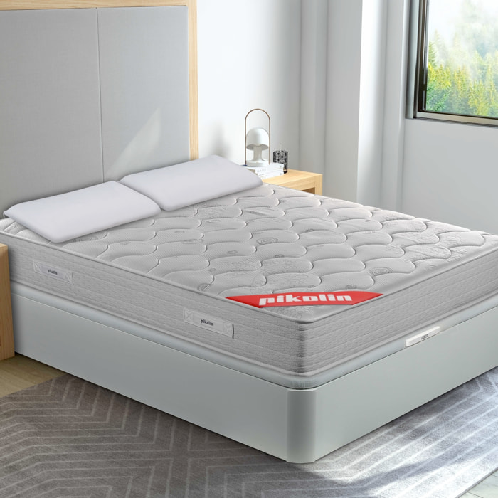 Colchón Muelles y Visco + Canapé Abatible + Almohadas de fibra | ENVIO, MONTAJE Y RETIRADA INCLUIDO | Normablock®