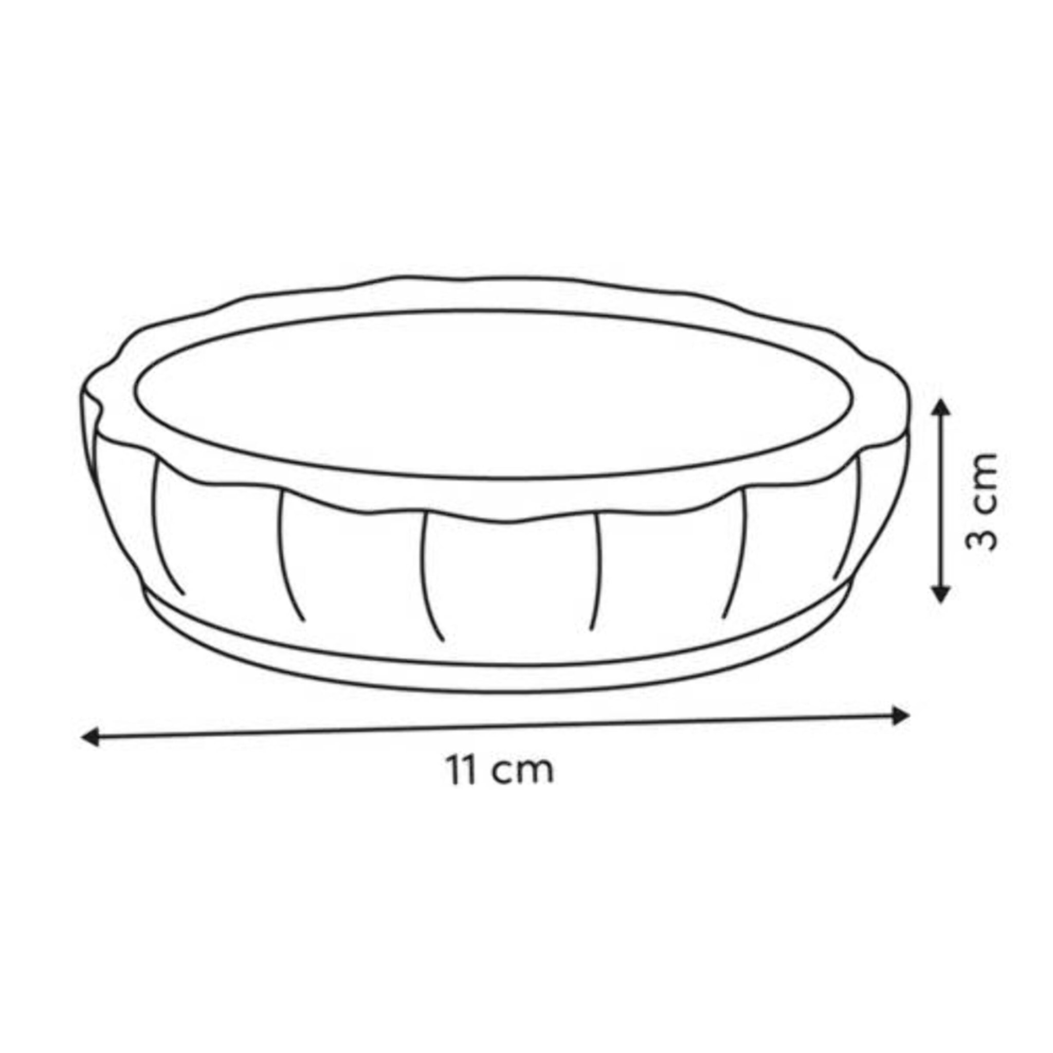 Porte-savon Colorama en céramique D.11cm vert céladon