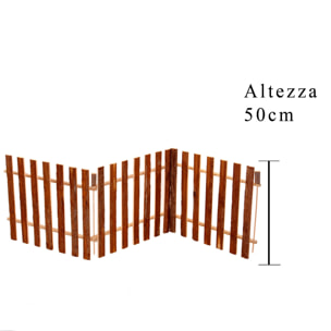 Staccionata In Legno. Misure 174Xh50 Cm - Pezzi 1 - 174X50X3cm - Colore: Altro - Bianchi Dino - Articoli In Legno Cassette