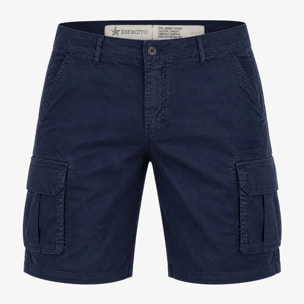 Bermuda Folgore cargo blu uomo