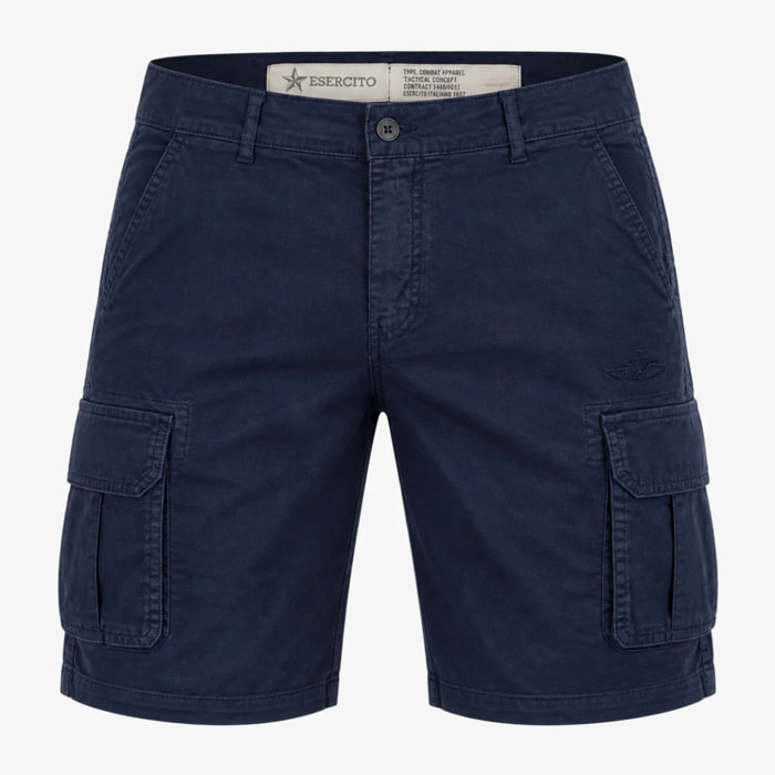 Bermuda Folgore cargo blu uomo