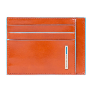 Piquadro Porte-cartes de crédit homme fin en cuir avec protection RFID