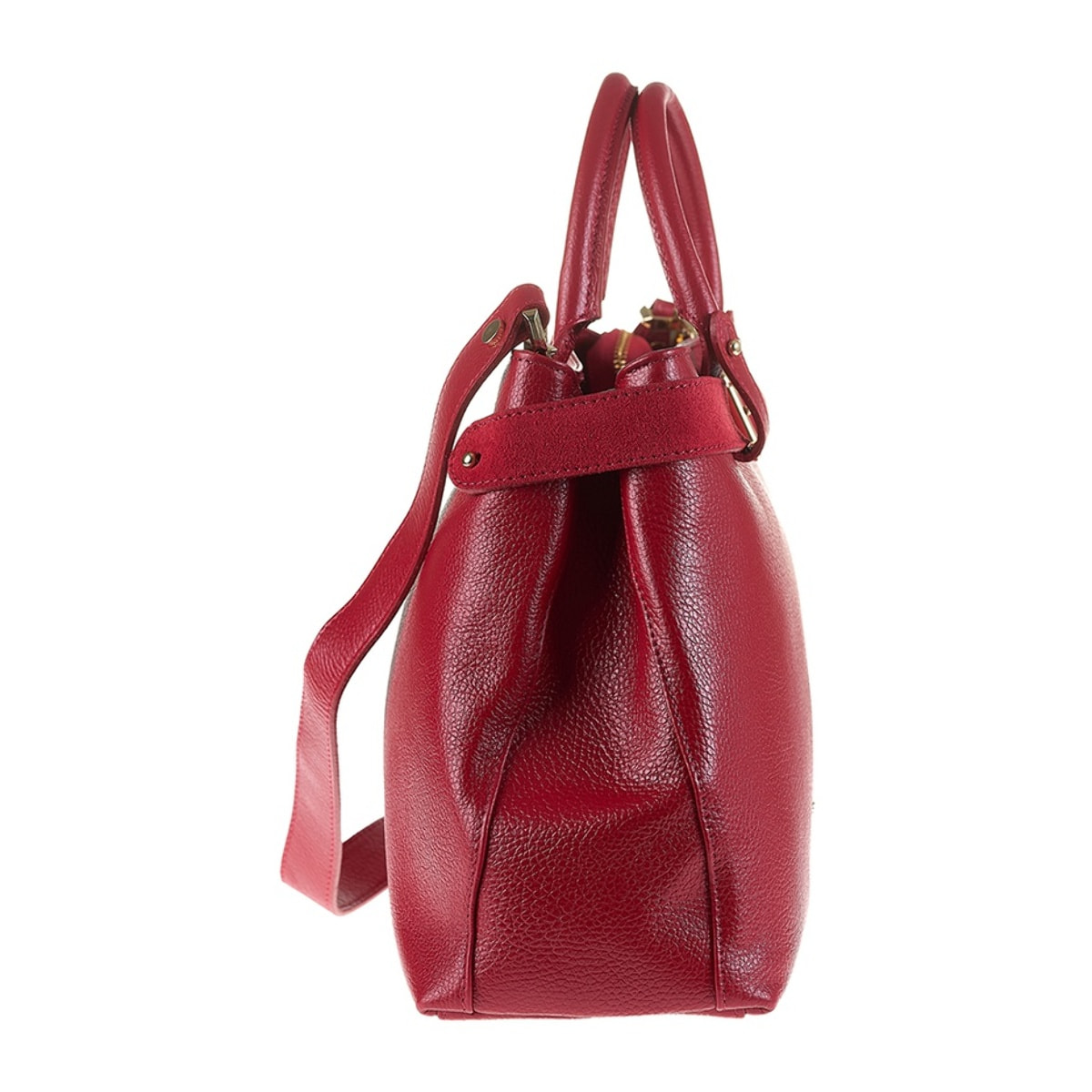 Borsa a mano da donna Made in Italy - Modello Lumina Chic - 100% pelle - 37.0 x 25.0 x 12.0 cm