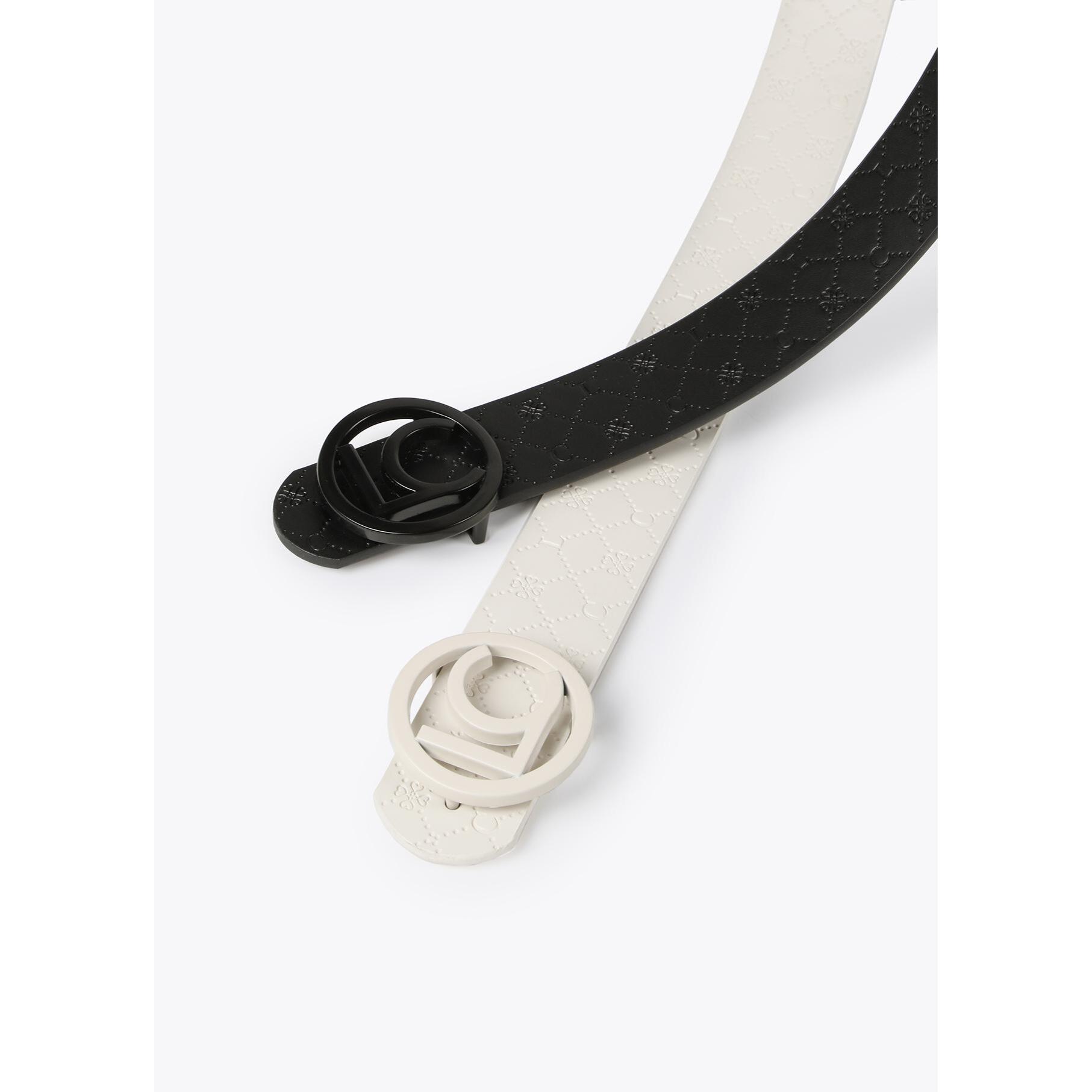 Cintura double face monogrammi LC