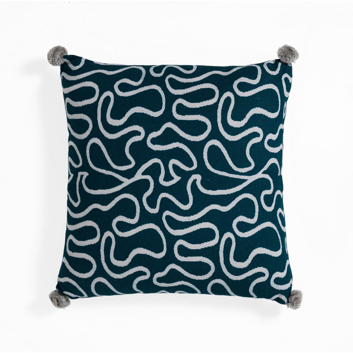 Tomasucci Coussin TANGLE 3 Bleu