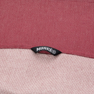 Lot de 2 torchons de cuisine jacquard Massaic Grenat