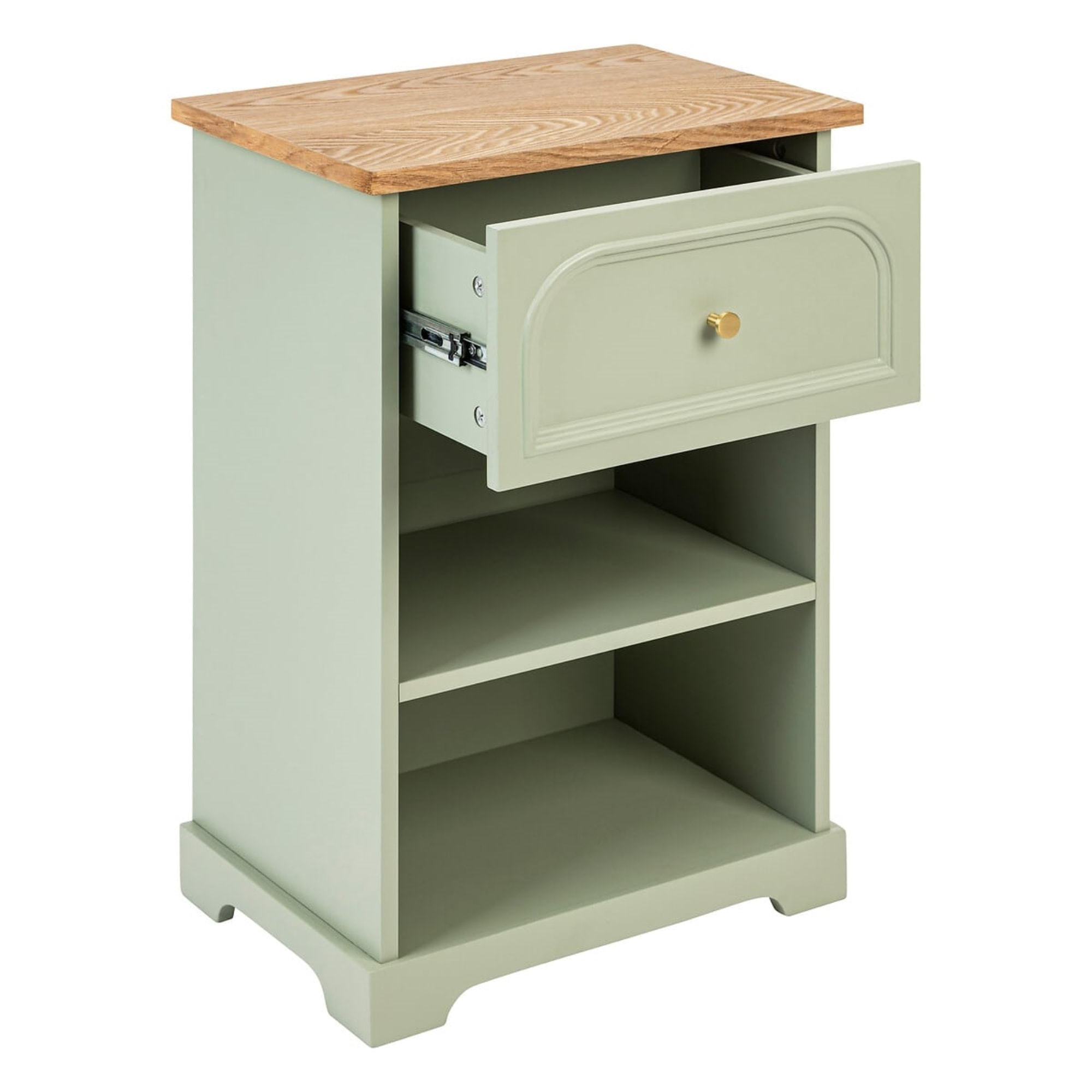 Mesilla de noche 'Mohéa' Verde celadón H.67cm