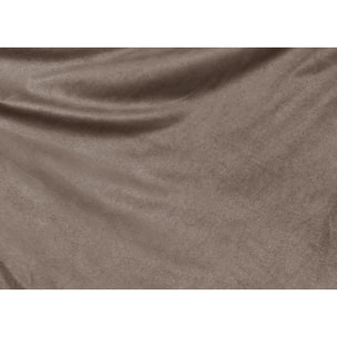 Vestiletto Giroletto Effetto Velluto Estensibile Tinta Unita Matrimoniale Perfetto Tortora