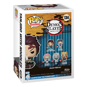 Demon Slayer Funko Pop! Animation Vinile Figura Tanjiro con Spaghetti 9 Cm