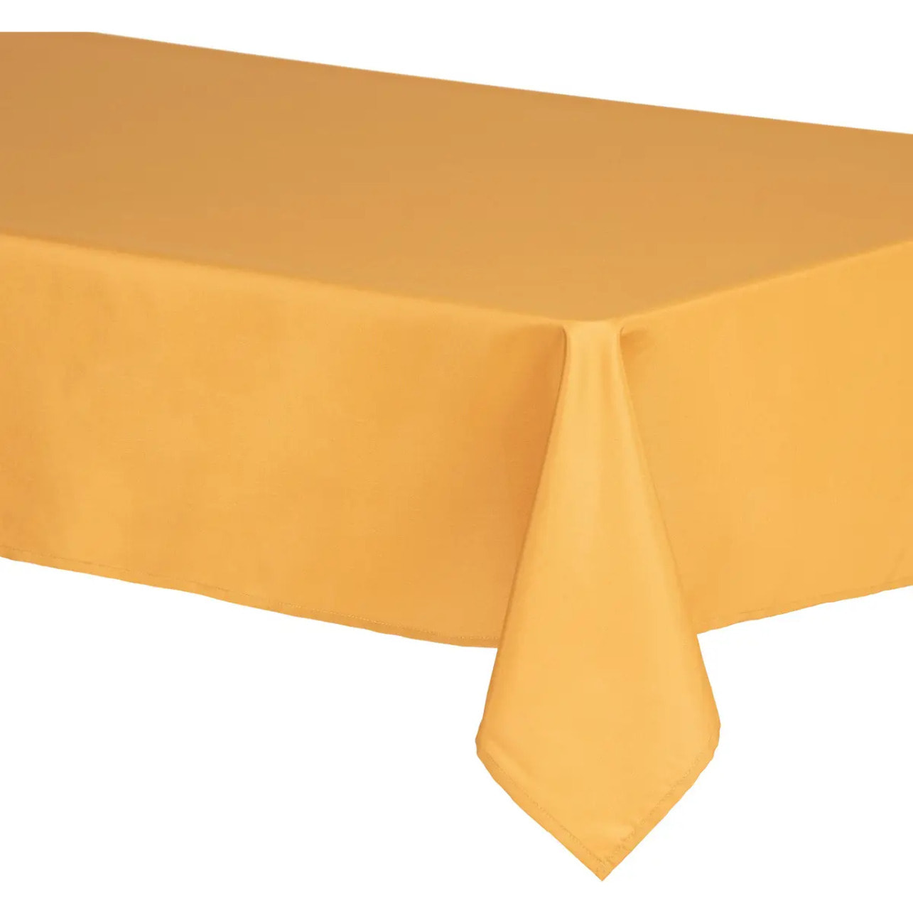 Nappe anti-tâche jaune moutarde 140x240cm