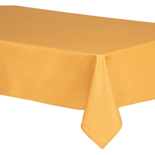 Nappe anti-tâche jaune moutarde 140x240cm