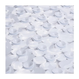 Tapis Fond de baignoire PVC GALETS Blanc MSV