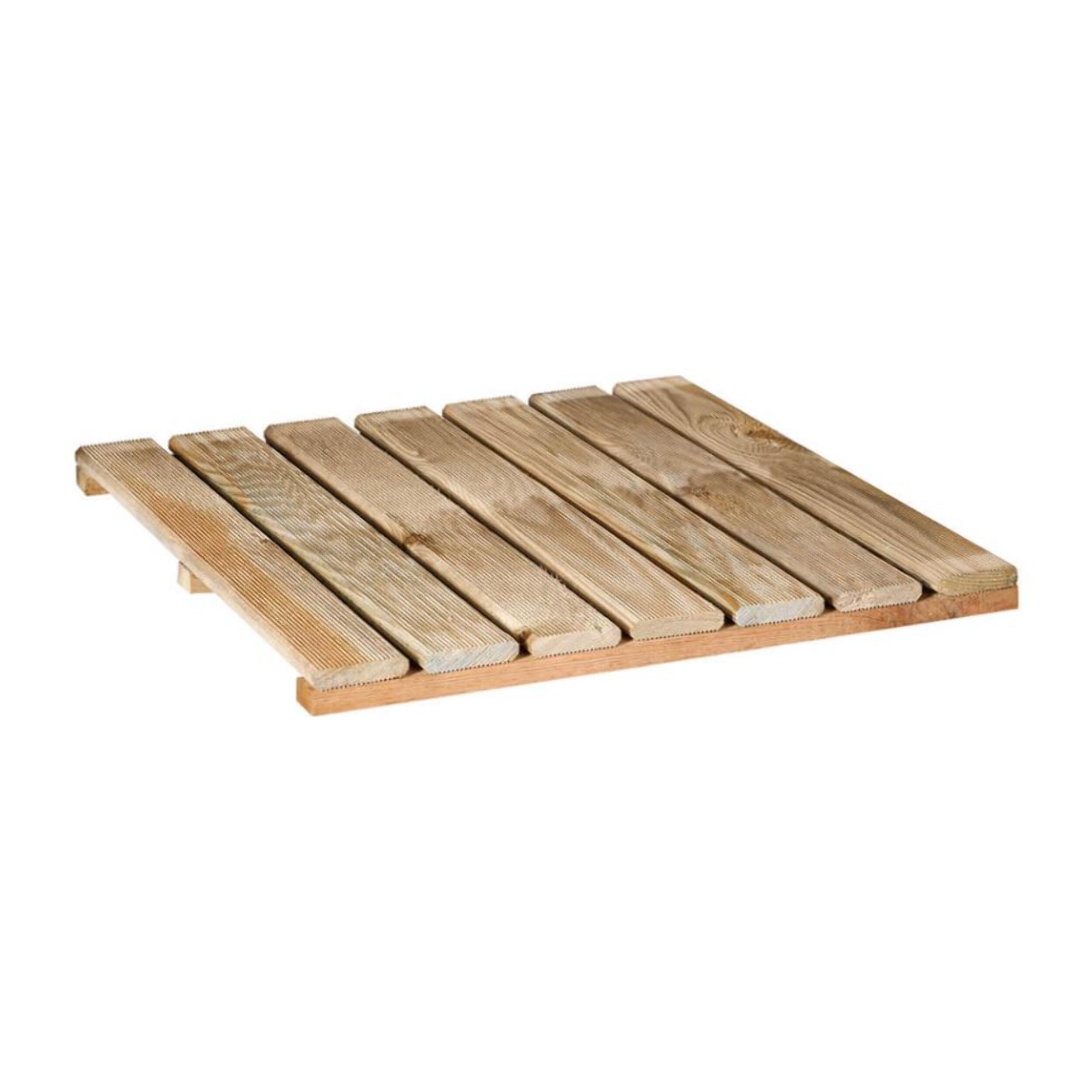 Tarima Madera De Pino 50x50 Cm Altura 28mm