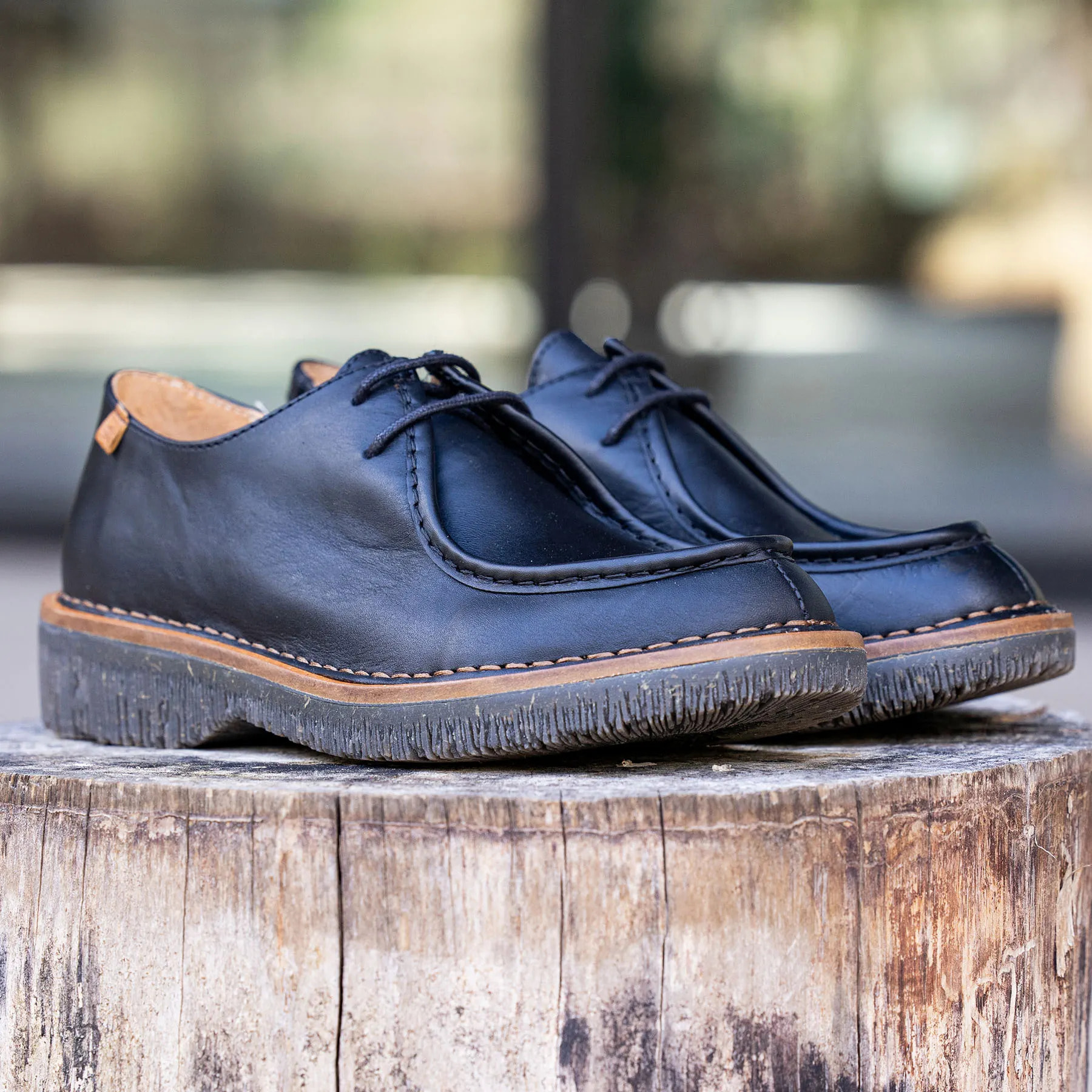 Zapatos N5584 SOFT NAPPA BLACK/ VOLCANO color Black