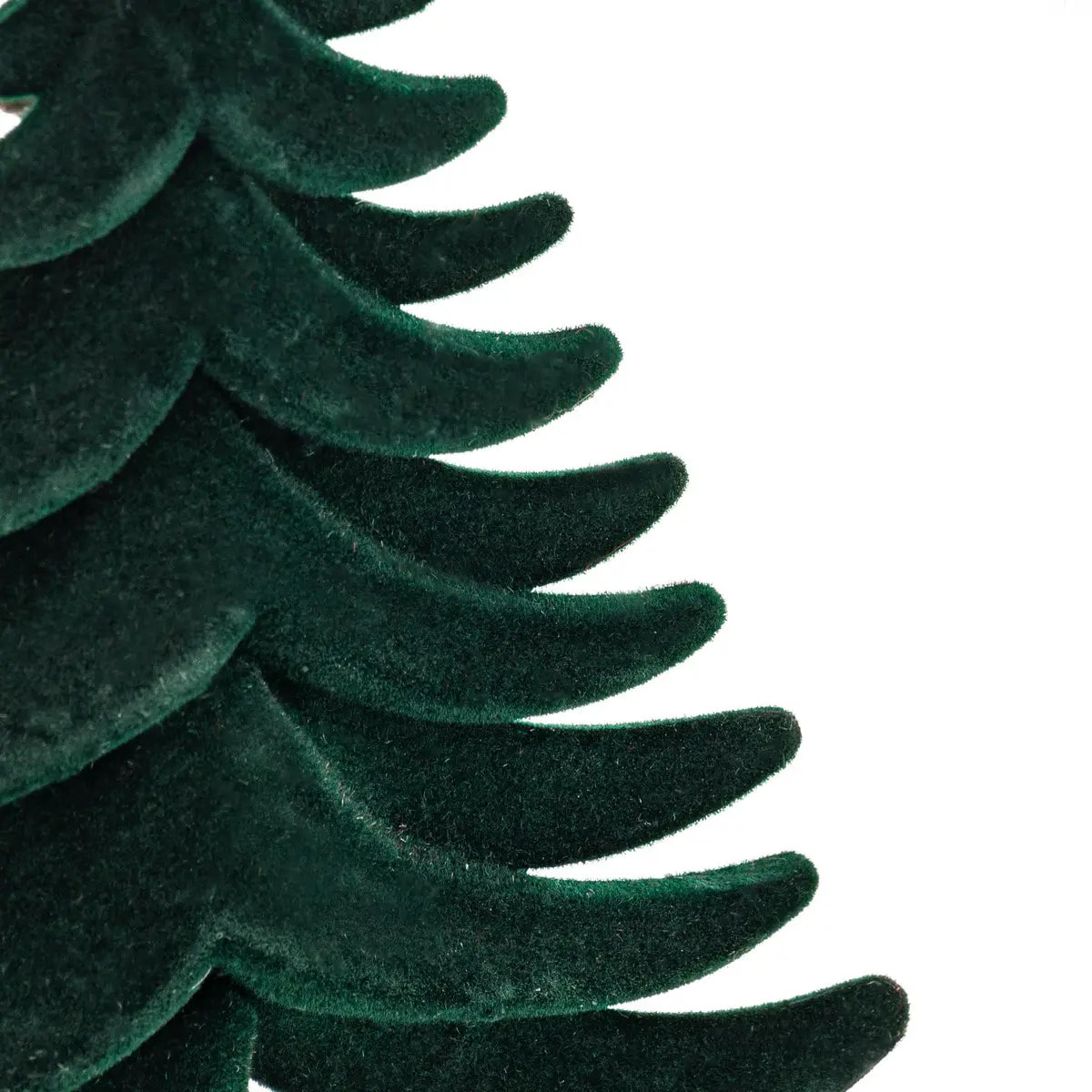 SDN PLF SAPIN VELOUR VERT 14CM