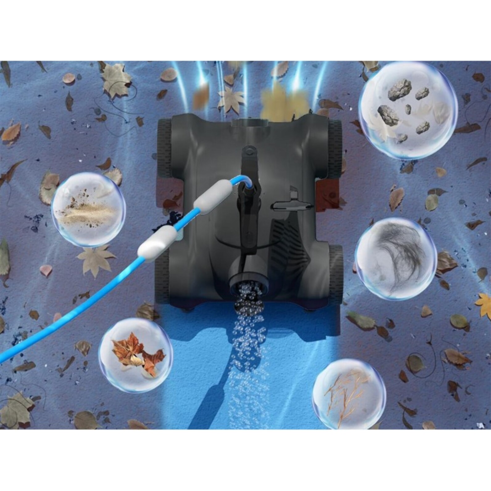 Bestway Robot piscine électrique Moly - nettoie fond plat et pentes - 28m² max