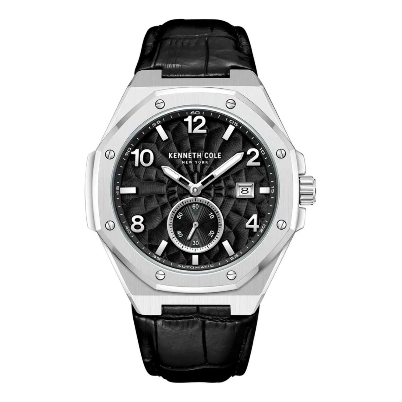 Reloj Kenneth Cole KCWGX0059001 Hombre Analogico Automatico con Correa de Cuero