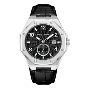 Reloj Kenneth Cole KCWGX0059001 Hombre Analogico Automatico con Correa de Cuero