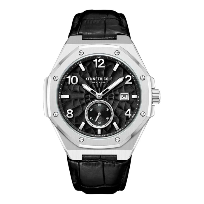 Reloj Kenneth Cole KCWGX0059001 Hombre Analogico Automatico con Correa de Cuero