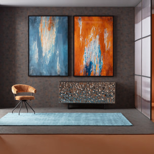 Tableau Frame Artistas orange 120x180cm Kare Design