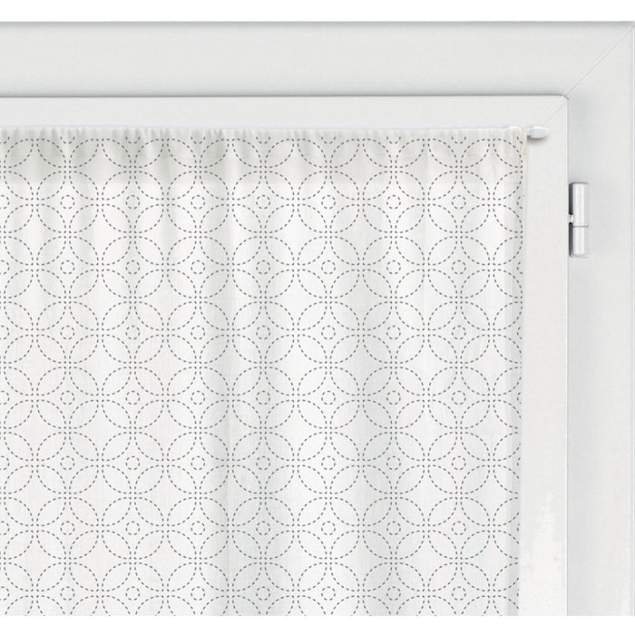 Lot de 2 Rideaux Voile Touch Fantaisie