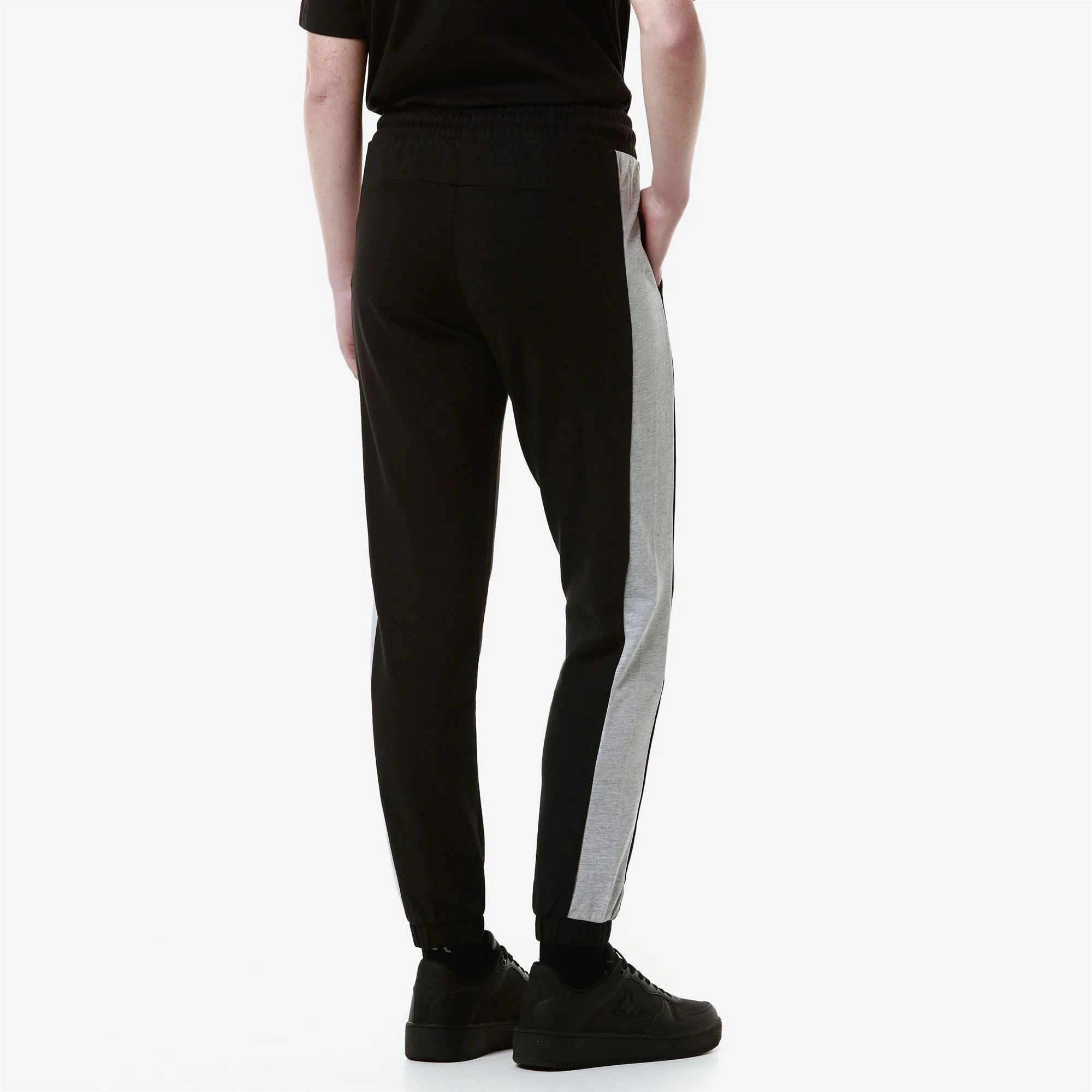 Kappa - Pantaloni Donna Nero - LOGO FESIA