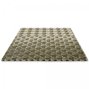 Tapis salon et chambre fait à la main en laine motif géométrique