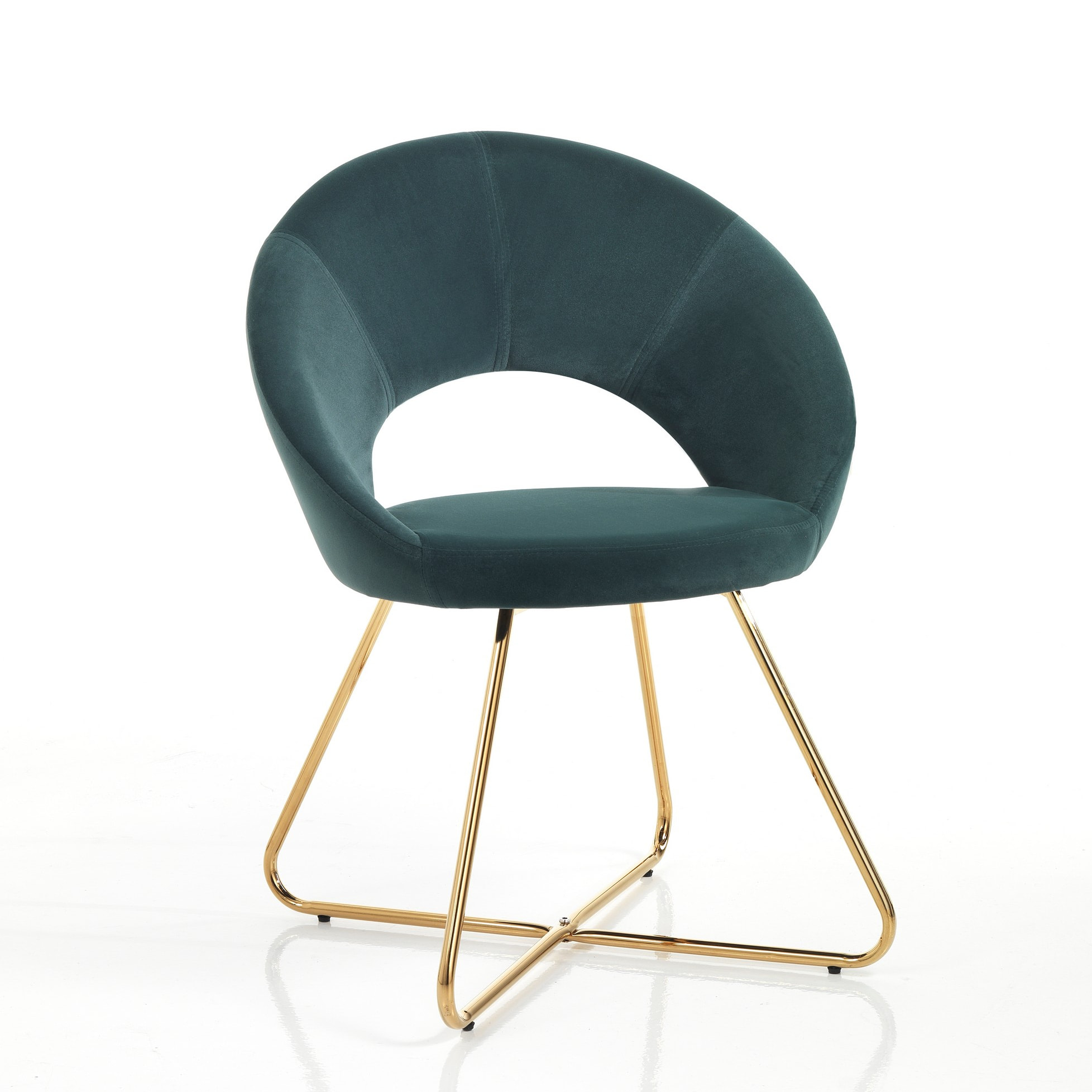 Tomasucci Lot de 2 Chaises / fauteuil EDDA VERT