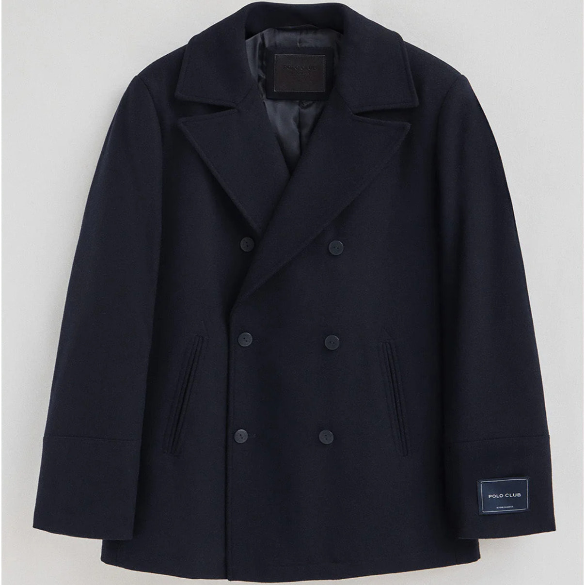 Abrigo Hanken azul marino con logo Polo Club