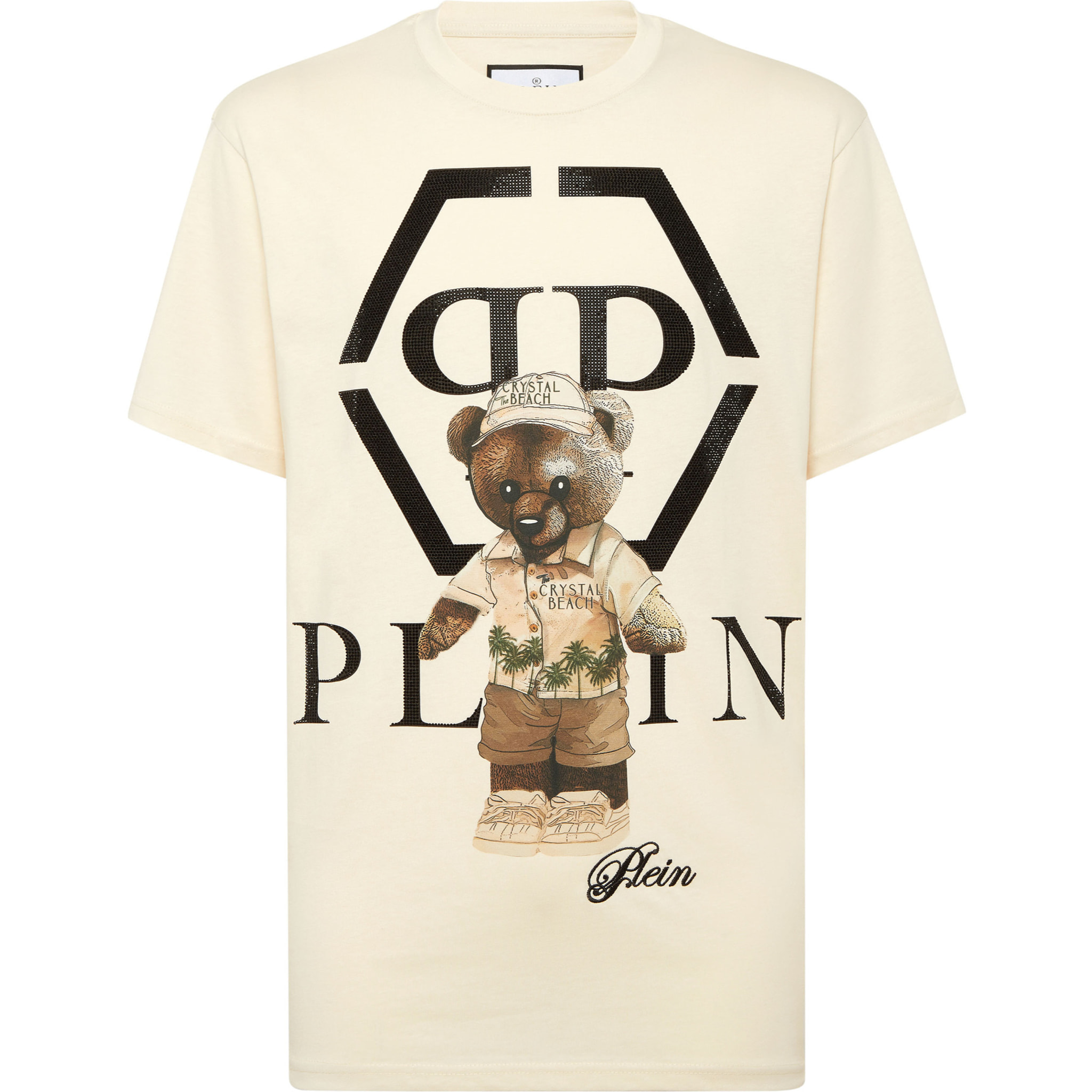 PHILIPP PLEIN Camiseta Cuello Redondo Ls TEDDY