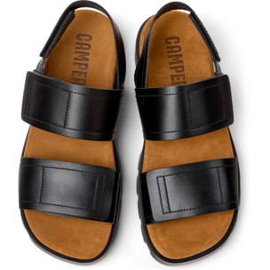 Sandalias - CAMPER Brutus Sandal - Negro - Cuero liso