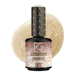 Vernis semi-permanent - 130 Luxury Gold - 15 ml