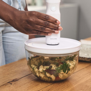 Bol sous vide M / 18 cm, Verre, Transparent