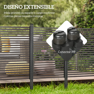 Valla de Jardín 150x93 cm, Valla de Jardín Exterior de Acero con Revestimiento de PE, con 2 Modos de Instalación, para Plantas Trepadoras, Flores, Animales, Marrón