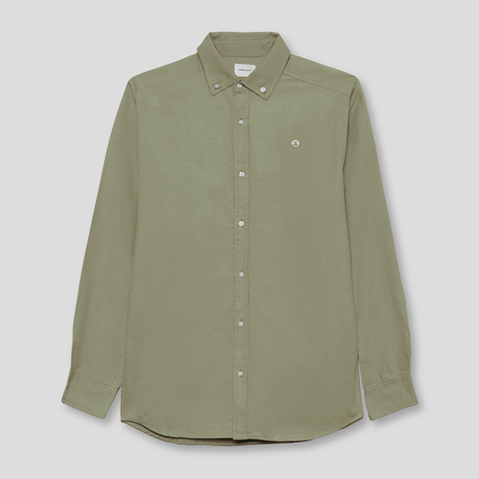 Polo Niño Manga Larga de Punto Camisa 100 % Algodón Color Blanco, Cuello Button-Down, Botones Frontales, Logo Bordado | Color: Verde oscuro | Street Monkey