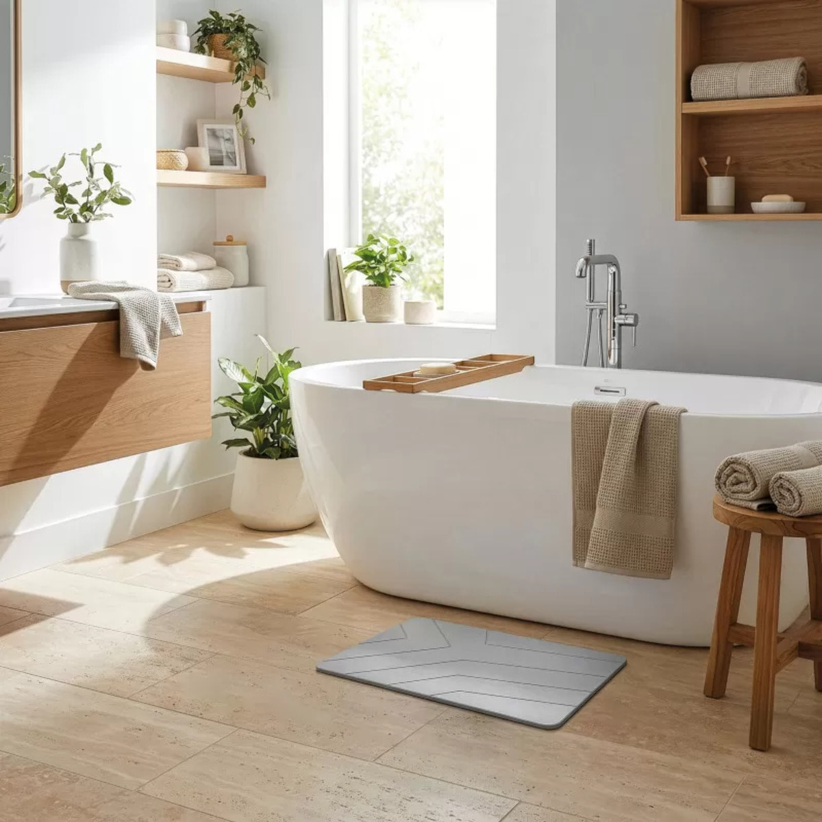 TAPIS DE BAIN DIATOMITE ALAN 60X39CM MSV