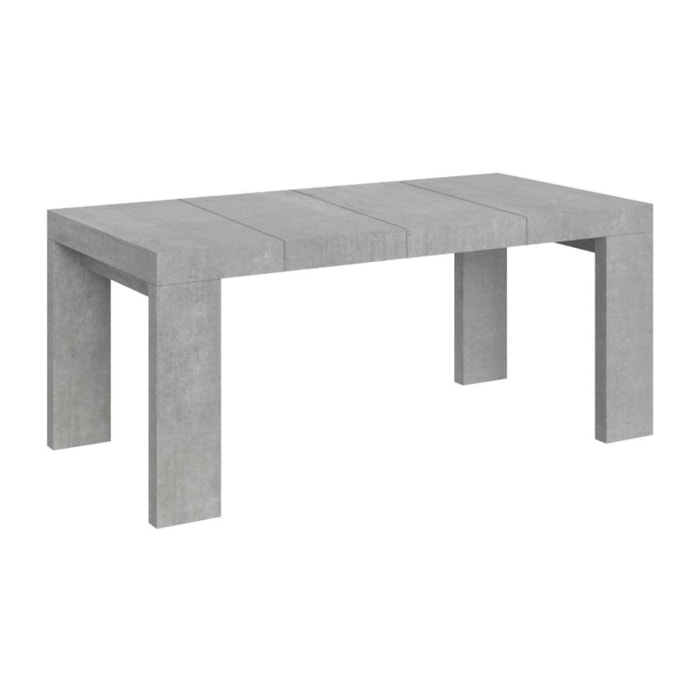 Mesa extensible 90x90/246 cm Roxell Premium Cemento