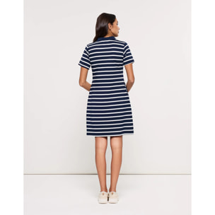 Vestido corto Azul Marino - Marinu