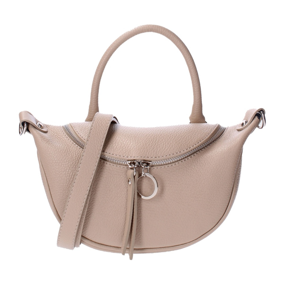 Borsa a mano da donna - Modello Mae - Vera pelle - 26.0 x 13.0 x 8.0 cm