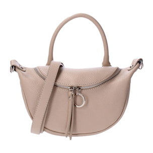 Borsa a mano da donna - Modello Mae - Vera pelle - 26.0 x 13.0 x 8.0 cm