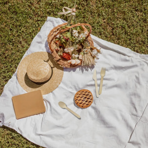 Ensemble de couverts en bois pour pique-nique x30 chacun Fackelmann Move