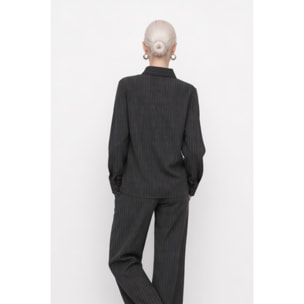 Kocca - Camicia da donna in viscosa a righe a maniche lunghe Donna
